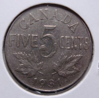 1931 5c Canada 5 Cents,  King George V Nickel,  Canadian,  3397 photo
