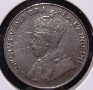1936 5c Canada 5 Cents,  King George V Nickel,  Canadian,  3537 photo