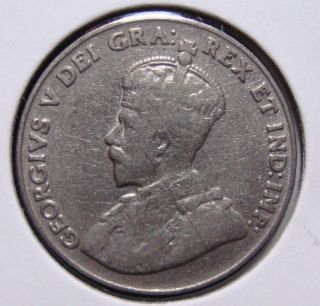 1929 5c Canada 5 Cents,  King George V Nickel,  Canadian,  3361 photo