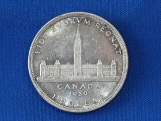 1939 Canada Commemorative Silver Dollar B1072 photo