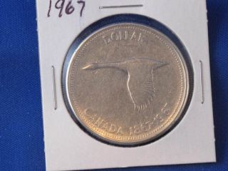 1967 Canada Silver Dollar Canadian Coin B2840 photo