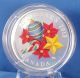 Canada 2013 Venetian Glass Candy Cane On Fine Silver Holiday Season $20 Proof Coins: Canada photo 1