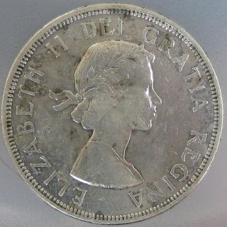 Canada 1964 Silver Dollar Extra Fine Ta27 photo