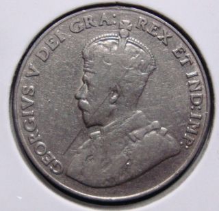 1929 5c Canada 5 Cents,  King George V Nickel,  Canadian,  3357 photo