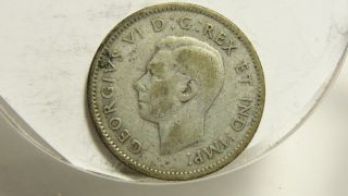1946 10c Canada 10 Cents,  Silver,  Canadian,  Dime 4337 photo
