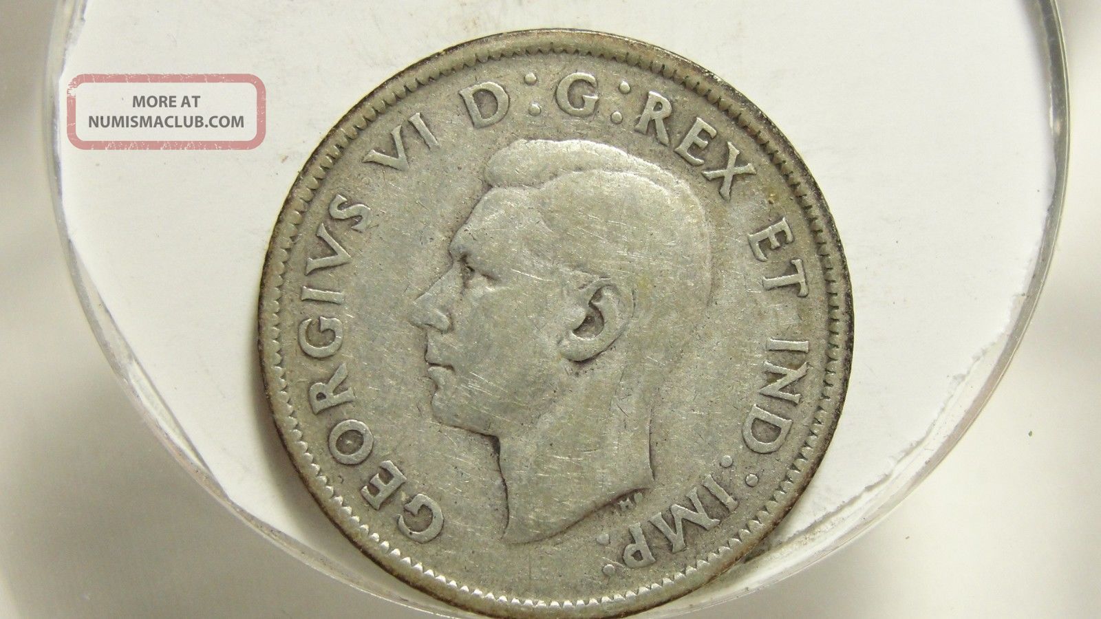 1941 25c Canada 25 Cents, Silver, Canadian Quarter 4367