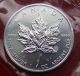 Silver Coin 1 Troy Oz 1991 Canada Maple Leaf.  9999 Pure Royal Bu Coins: Canada photo 1