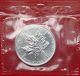 Silver Coin 1 Troy Oz 1991 Canada Maple Leaf.  9999 Pure Royal Bu Coins: Canada photo 5