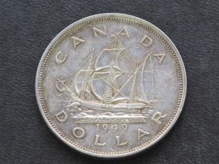 1949 Canada Silver Dollar Georgivs Vi Canadian A6125 photo