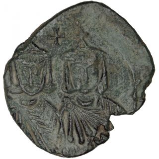 Bysantine Empire,  Léon V Et Constantin,  Follis photo