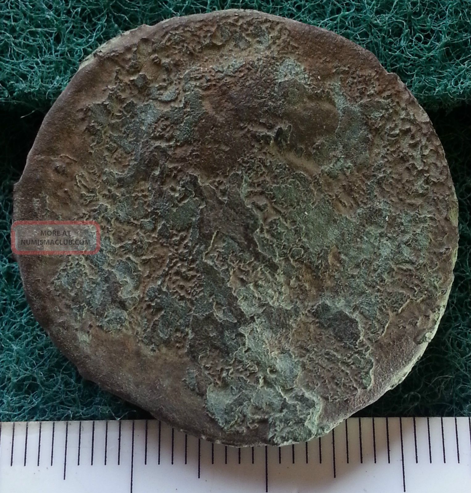 Rare Sestertius Of Hadrian,  Circa 117 - 138 Ad. ,  Cleaned Bronze Imperial Vf 20.  7g Coins: Ancient photo