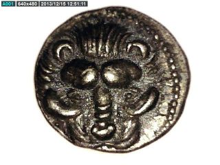 Greece Greek Colonies Italy Bruttium Rhegion Drachm Lion Restrike Coin photo