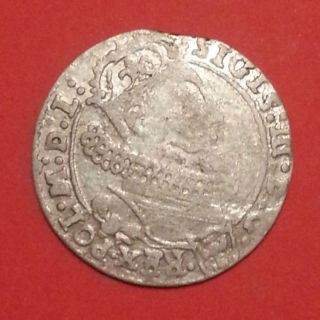 6 Groschen Sigismund Iii 1625 Poland Silver (100 - 1 - 3) photo