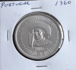 Portugal - 10 Escudos - 1960 - Infante D.  Henrique - Silver photo