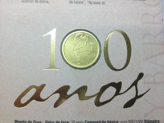 Brazil Gold Coin 2003 Comemorative Centenary Of Ary Barroso photo