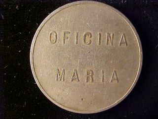 Chile Token Oficina Maria One Peso Nd Rulau - Ant - 169 (at $18) photo