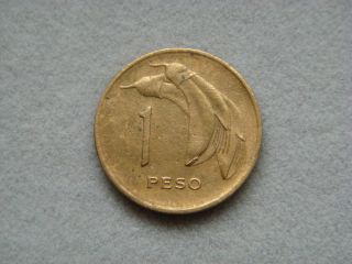 Uruguay 1 Peso,  1968 Coin. photo