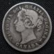 Canada 1874h (crosslet 4) Victoria Silver 10 Cents Coins: Canada photo 1