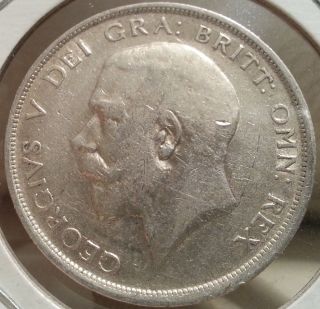 Great Britain 1/2 Crown,  1915.  925 Fine Silver photo