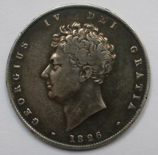 Great Britain - Georgius Iv.  Half Crown 1826 Silver Coin photo