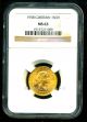1958 Britain Q E Ii Gold Coin Sovereign Ngc Cert.  Ms 63 Dazzling Coins: World photo 3