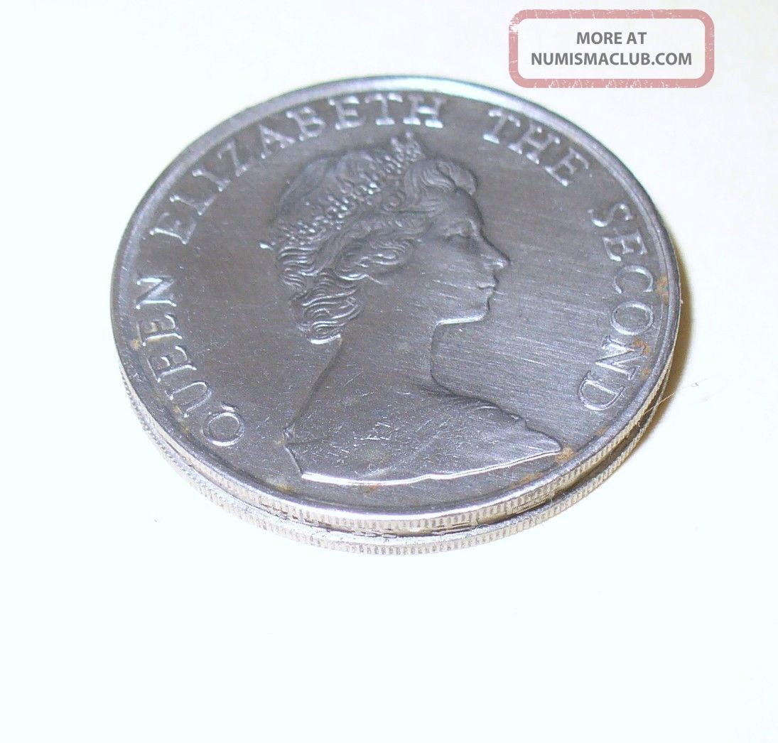 Hong Kong Elizabeth Ii Five Dollar Coin