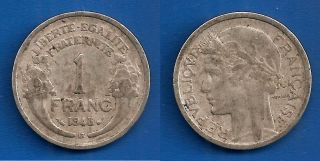 France 1 Franc 1948 B Auminium Coin Worldwide Francs Paypal Skrill photo