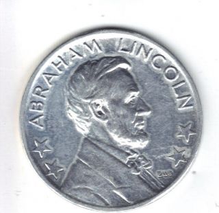Rare Abraham Lincoln Mazuma 25 Cent Lucky Play Money Coin photo