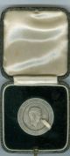 1937 King Edward Viii Coronation Silver Celebration Medal,  By W.  H.  Hasler,  Ltd Exonumia photo 2