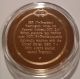 1796 Washington ' S Farewell Address Solid Bronze Medal (the Franklin) Exonumia photo 1