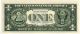1977 1 Dollar Spectacular Front Ink Smear Error - Very Choice Crisp Uncirculated Paper Money: US photo 1