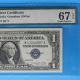 $1 1957 B Silver Certificate Pmg 67 Epq Gem Unc Fr 1621 Small Size Notes photo 6