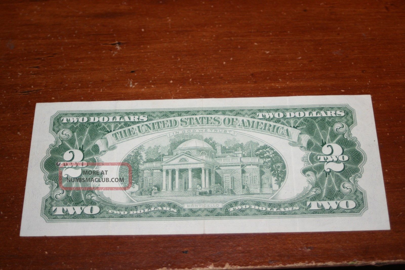 Two Dollar Bill $2. 00 Red Seal 1963 Small Usa Note Ss A09901284a