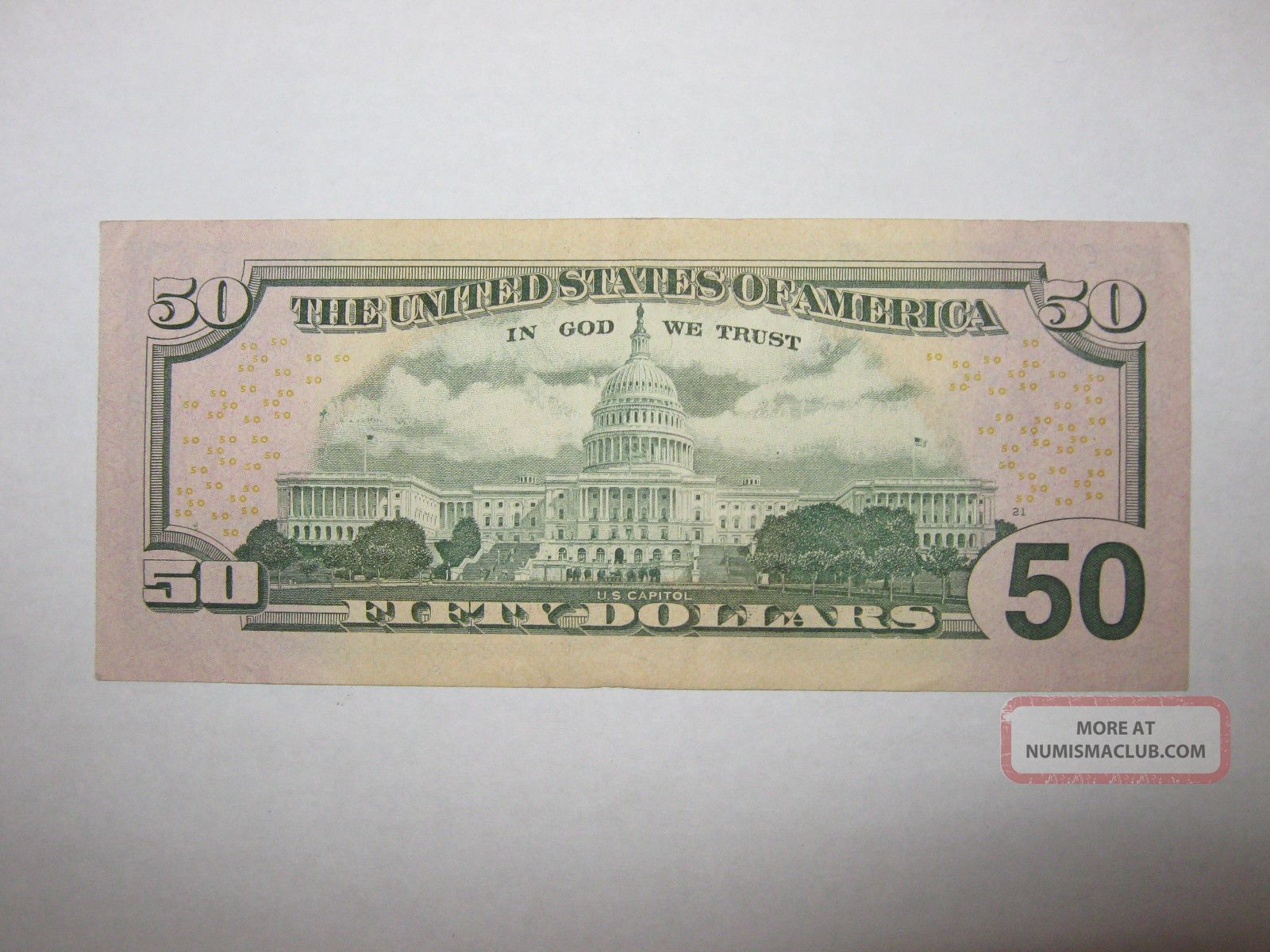 2004 Fifty Dollar Bill ($50) Star Note F - 2128e Serial 59399