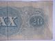 Confederate States Of America - Twenty Dollar Bill - 2nd.  Series - 1863 Paper Money: US photo 5