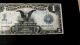 1899 $1 One Dollar Black Eagle Silver Certificate Speelman/white Signed Large Size Notes photo 2