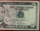 2009 $5 Five Dollar Bill.  Fancy Repeating Serial Number 67700096.  Triple Zero ' S Small Size Notes photo 2