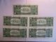 5 Consecutive 1957 B Silver Certificates,  Gem,  Choice,  Uncirculated Small Size Notes photo 10