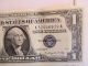 5 Consecutive 1957 B Silver Certificates,  Gem,  Choice,  Uncirculated Small Size Notes photo 2