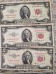 1953 Two Dollar Red Seal Small Size Notes photo 3