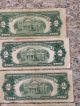 1953 Two Dollar Red Seal Small Size Notes photo 6