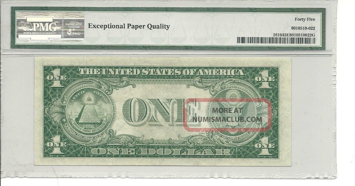 1935g $1 Silver No Motto Silver Certificate Fr 1616 (cj Block) Smith