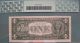 1977a Federal Reserve $1 Note Misalignment Error Pcgs 63 Epq Choice Uncirculated Paper Money: US photo 1