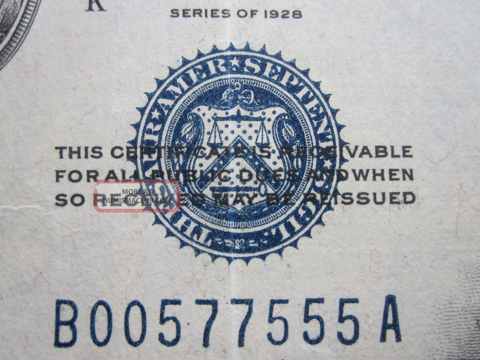1928 $1 Silver Certificate Funny Back Low 00 Nancy Number Poker Us