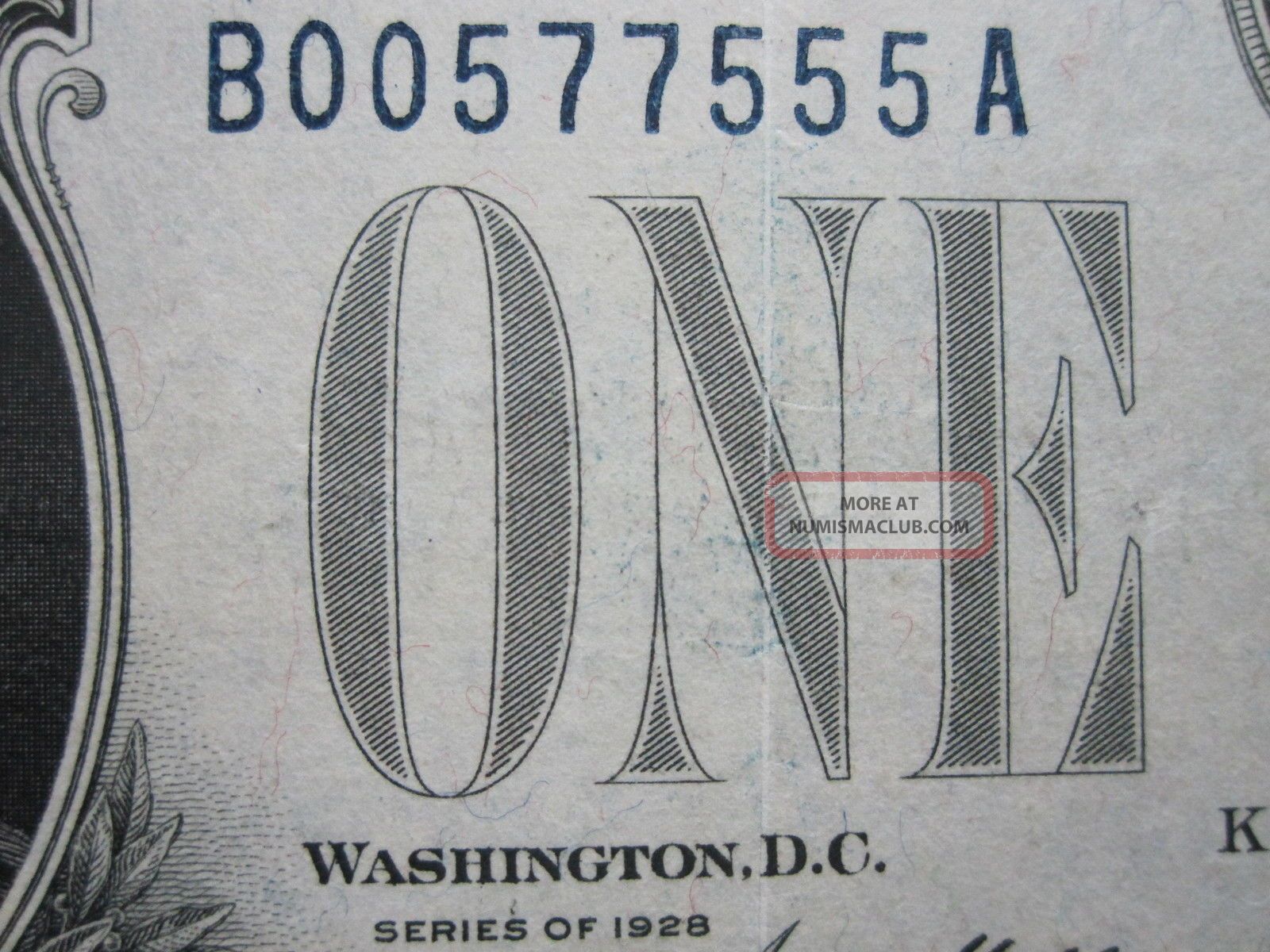 1928 $1 Silver Certificate Funny Back Low 00 Nancy Number Poker Us