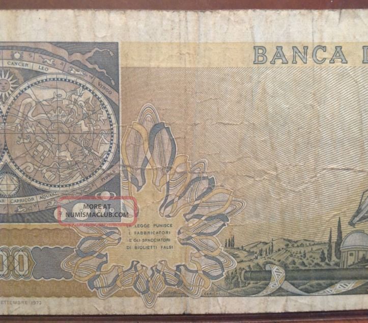 Italy 2000 Lire 1973 | Banca D ' Italia Duemila Lire