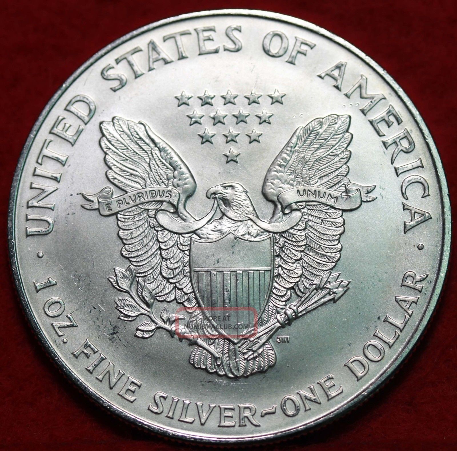 Uncirculated 1997 American Eagle Silver Dollar