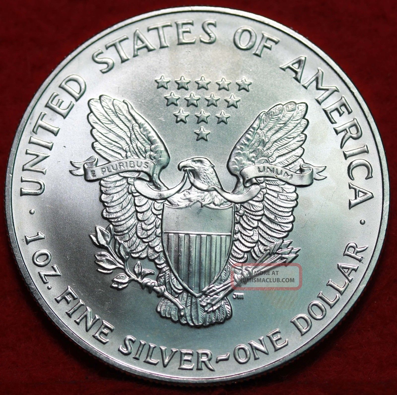Uncirculated 1993 American Eagle Silver Dollar