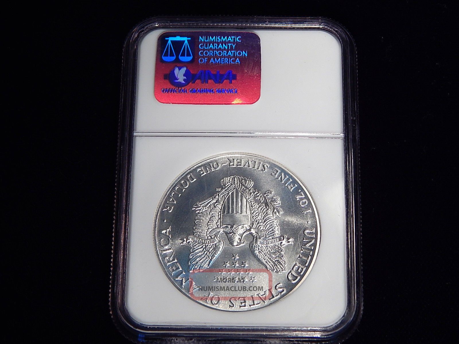 thumbnail image 2 of 1987 American Silver Eagle Dollar MS69 NGC - Mint State 69, 1 Oz .999 Silver 2 of 6
