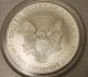 2002 United States Eagle $1 Coin - Pcgs Grade Ms69 Silver photo 3